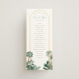 "The Greenhouse" - Wedding Programs in Seagreen by Elly - Front