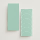 "The Greenhouse" - Wedding Programs in Seagreen by Elly - Back of Card Options