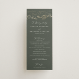 "Peaks" - Wedding Programs in Hunter by Sarah Brown - Front