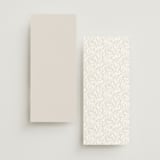 "gathering" - Wedding Programs in Smoke by Olivia Raufman - Back of Card Options