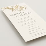 "mon amour" - Wedding Programs in Hope Floats by Design Lotus - Detail