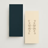 "Gilded Tapestry" - Wedding Programs in Midnight Garden by Simona Camp - Back of Card Options