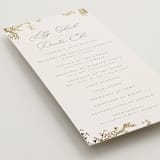 "forever and a day" - Wedding Programs in Luxe Neutral by Design Lotus - Detail