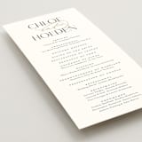 "Idyllic" - Wedding Programs in Sugar by Jessica Williams - Detail
