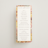 "Autumn flowers" - Wedding Programs in Amber by Alexandra Dzh - Front