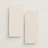 "Locket" - Wedding Programs in Pearl by Erin L. Wilson - Back of Card Options