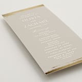 "True Love" - Wedding Programs in Clay by Carolyn Nicks - Detail