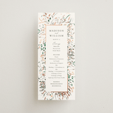 "Undone" - Wedding Programs in Garden by Itsy Belle Studio - Front