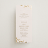 "Classique" - Wedding Programs in Spun Sugar by Jessica Williams - Front