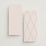 "Classique" - Wedding Programs in Spun Sugar by Jessica Williams - Back of Card Options