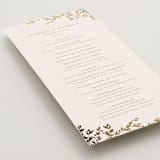 "Classique" - Wedding Programs in Spun Sugar by Jessica Williams - Detail