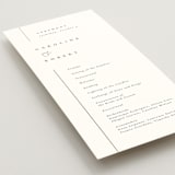 "London" - Wedding Programs in Classic by Kelly Schmidt - Detail