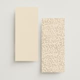 "Leafy Garland" - Wedding Programs in Sand by Creo Study - Back of Card Options