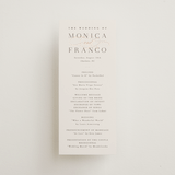 "And Centered" - Wedding Programs in Cream by Hooray Creative - Front