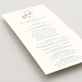 "Vining" - Wedding Programs in Chantilly by Jessica Williams - Detail