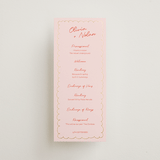 "Party On!" - Wedding Programs in Sangria Spark by Zove Ahhh - Front