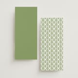 "Palm Monogram" - Wedding Programs in Stone by Olivia Raufman - Back of Card Options