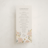 "dancing in the garden" - Wedding Programs in Blush Meadow by Grae - Front