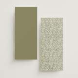 "Vine Wrap" - Wedding Programs in Fern by Jen Owens - Back of Card Options