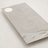 "Asahi" - Wedding Programs in Ash by Jelena Vuletic - Detail
