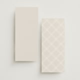 "Grace" - Wedding Programs in Champagne by Nicole Walsh - Back of Card Options