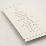 "Emma" - Wedding Programs in Provincial by Angela Thompson - Detail