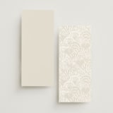 "By the Seashore" - Wedding Programs in Pearl by Maria Alou - Back of Card Options
