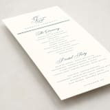 "othellolagkage" - Wedding Programs in Pearl by chocomocacino - Detail