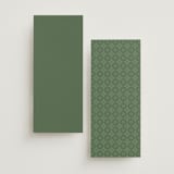 "Kareem" - Wedding Programs in Evergreen by Oma N. Ramkhelawan - Back of Card Options