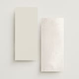 "Gilded Palm" - Wedding Programs in Sand by Melinda Denison - Back of Card Options