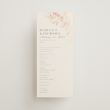 "Lovely" - Wedding Programs in Creme by Stardust Design Studio - Front