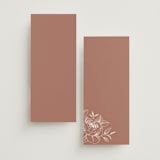 "Lovely" - Wedding Programs in Creme by Stardust Design Studio - Back of Card Options