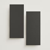 "Over Monogram" - Wedding Programs in Stormy by Jessica Williams - Back of Card Options