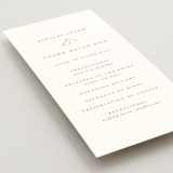 "You & Me" - Wedding Programs in Classique by Design Lotus - Detail