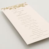"Idyllic" - Wedding Programs in Petal by Design Lotus - Detail