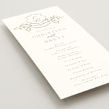 "Posy" - Wedding Programs in Blush by Everett Paper Goods - Detail