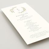 "Embrace" - Wedding Programs in Cloudy by Jennifer Postorino - Detail