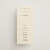 "Bow Tie" - Wedding Programs in Ivory by Baumbirdy - Front