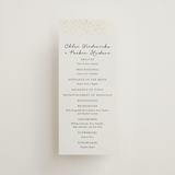 "Hand Illustrated Whimsical Chandelier" - Wedding Programs in Noir by Jackie Crawford - Front