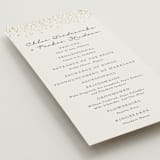 "Hand Illustrated Whimsical Chandelier" - Wedding Programs in Noir by Jackie Crawford - Detail
