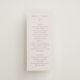 "Eloquent" - Wedding Programs in Ivory by Angela Thompson - Front