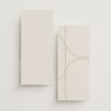 "oval" - Wedding Programs in Sandstone by Lori Wemple - Back of Card Options