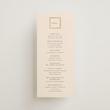 "Framed Photo" - Wedding Programs in Latte by Stacy Maalouf - Front