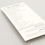 "Documentary" - Wedding Programs in Lily by Heather Schertzer - Detail