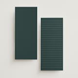 "Style and grace" - Wedding Programs in Forest by Stacey Meacham - Back of Card Options