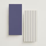 "Tiled Romance" - Wedding Programs in Dynasty Blue by Ana de Sousa - Back of Card Options