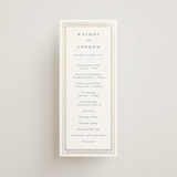 "Aurelia" - Wedding Programs in Dusty Blue by Janean Hinger - Front