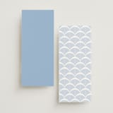 "Aurelia" - Wedding Programs in Dusty Blue by Janean Hinger - Back of Card Options
