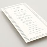 "Aurelia" - Wedding Programs in Dusty Blue by Janean Hinger - Detail