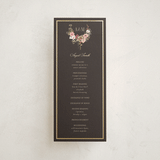 "Flourishing" - Wedding Programs in Blush by Susan Moyal - Front